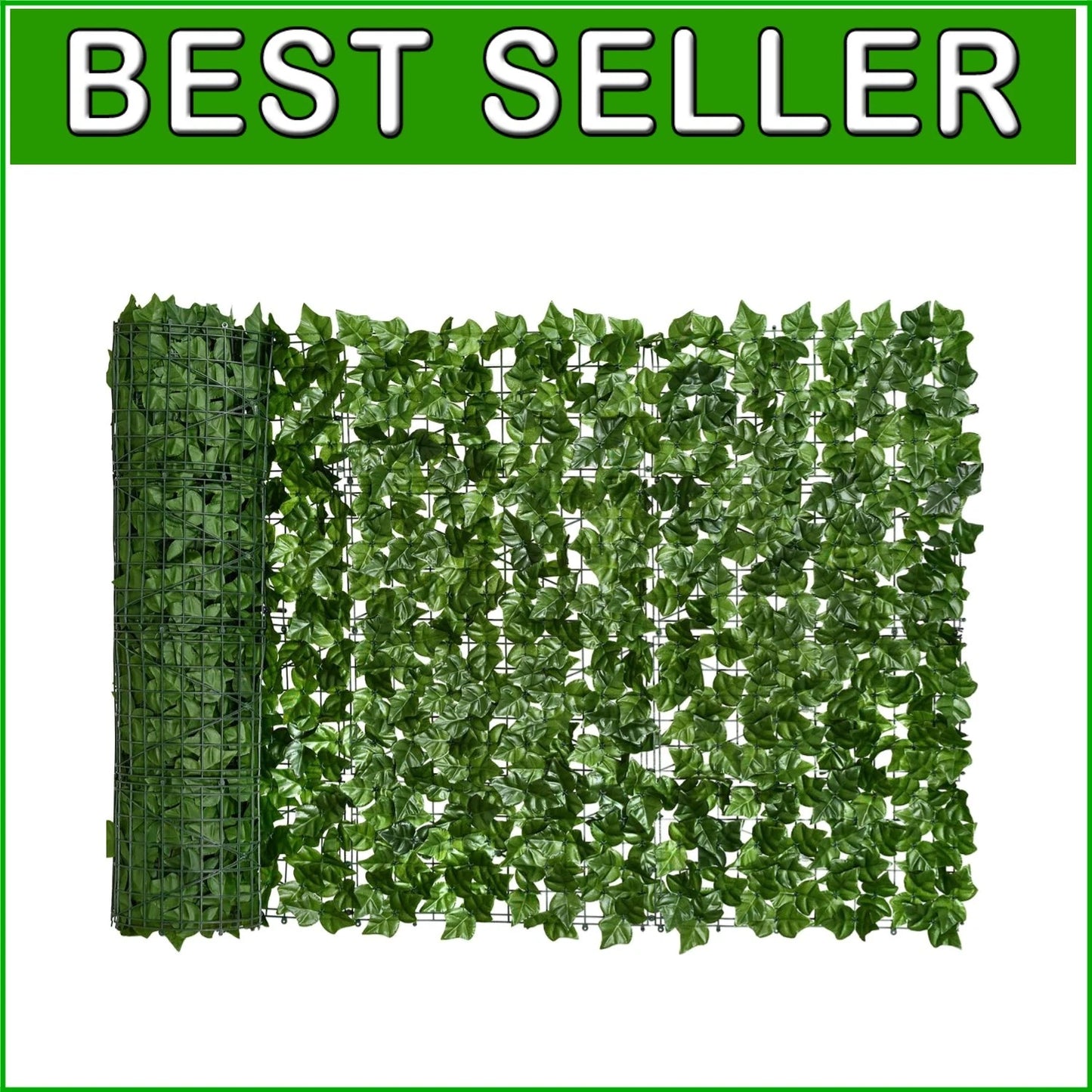 Cloture jardin, Brise vue végétal, Haie artificielle, vert 1mx3m