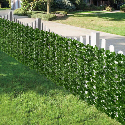 Cloture jardin, Brise vue végétal, Haie artificielle, vert 1mx3m